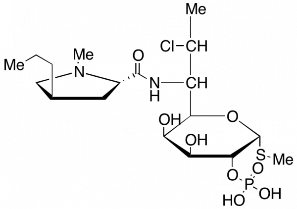 7-Epiclindamycin 2-Phosphate 化学構造