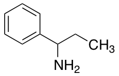 α-Ethylbenzylamine Chemische Struktur