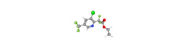 Ethyl 2-[3-chloro-5-(trifluoromethyl)pyridin-2-yl]-2,2-difluoroacetate Chemische Struktur