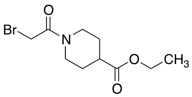 Ethyl 1-(2-bromoacetyl)piperidine-4-carboxylate Chemical Structure