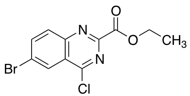 Ethyl 6-bromo-4-chloroquinazoline-2-carboxylate Chemical Structure