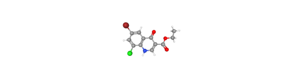 Ethyl 6-bromo-8-chloro-4-hydroxy-quinoline-3-carboxylate Chemical Structure