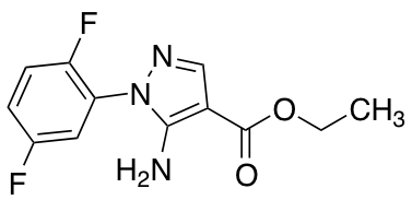 Ethyl 5-amino-1-(2,5-difluorophenyl)pyrazole-4-carboxylate Chemical Structure