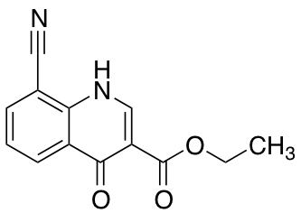 Ethyl 8-cyano-4-hydroxy-3-quinolinecarboxylate Chemical Structure