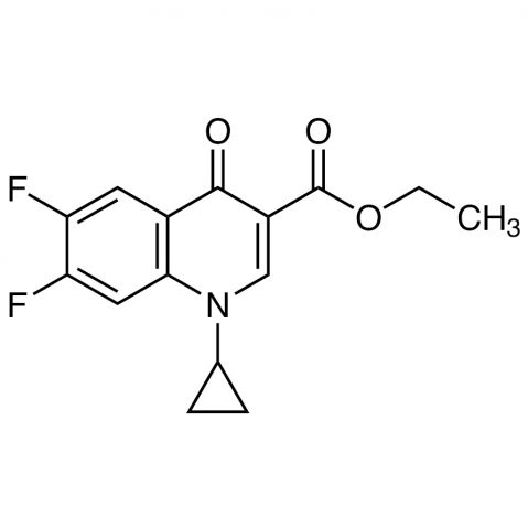 Ethyl 1-Cyclopropyl-6,7-difluoro-4-oxo-1,4-dihydroquinoline-3-carboxylate Chemical Structure