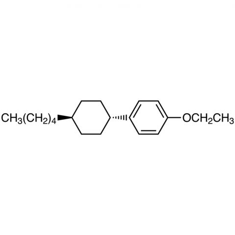 1-Ethoxy-4-(trans-4-pentylcyclohexyl)benzene التركيب الكيميائي