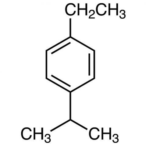 1-Ethyl-4-isopropylbenzene Chemical Structure