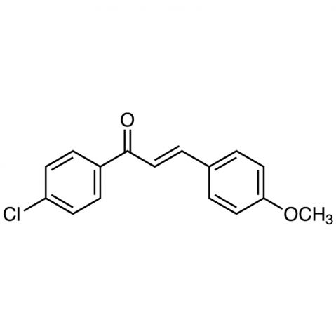 (E)-4'-Chloro-4-methoxychalcone 化学構造