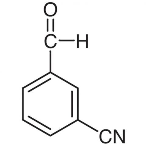 3-Formylbenzonitrile Chemische Struktur