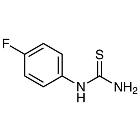 (4-Fluorophenyl)thiourea Chemische Struktur