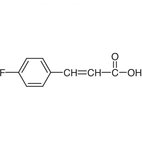 4-Fluorocinnamic acid Chemical Structure