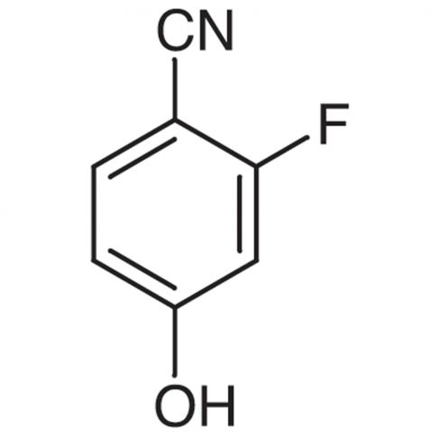 2-Fluoro-4-hydroxybenzonitrile التركيب الكيميائي