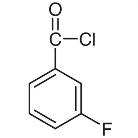 3-Fluorobenzoyl Chloride Chemische Struktur