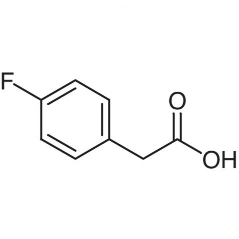 4-Fluorophenylacetic acid 化学構造