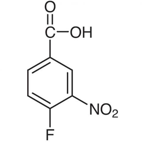 4-Fluoro-3-nitrobenzoic Acid Chemical Structure