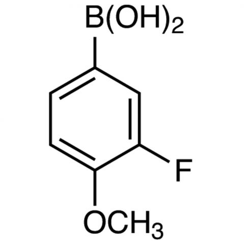 3-Fluoro-4-methoxyphenylboronic acid 化学構造