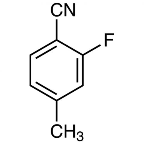 2-Fluoro-4-methylbenzonitrile Chemical Structure