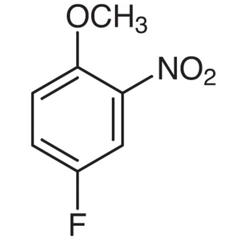 4-Fluoro-2-nitroanisole 化学構造