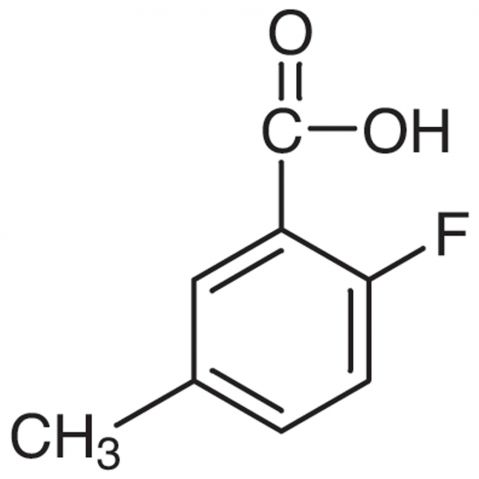 2-Fluoro-5-methylbenzoic Acid Chemische Struktur