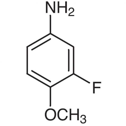 3-Fluoro-4-methoxyaniline Chemische Struktur