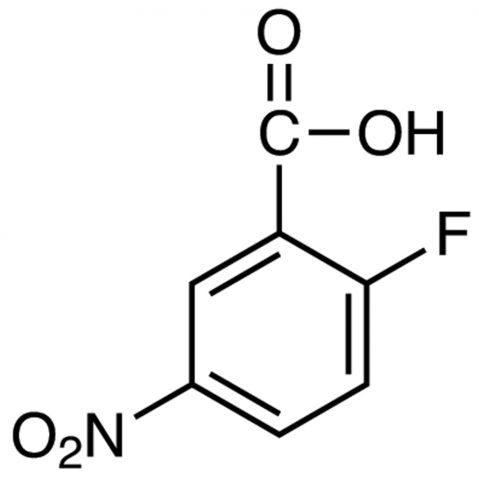 2-Fluoro-5-nitrobenzoic Acid Chemical Structure