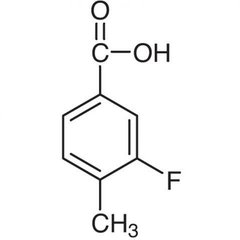 3-Fluoro-4-methylbenzoic Acid Chemical Structure