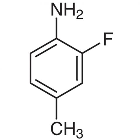 2-Fluoro-4-methylaniline Chemical Structure