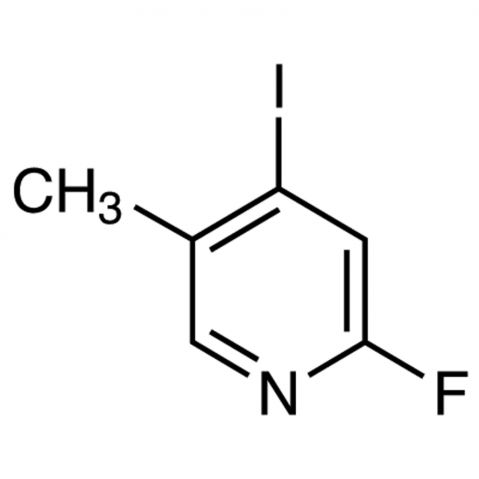 2-Fluoro-4-iodo-5-methylpyridine Chemical Structure