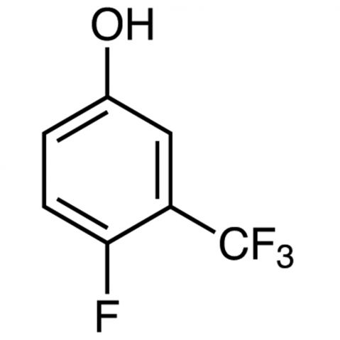 4-Fluoro-3-(trifluoromethyl)phenol 化学構造