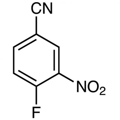 4-Fluoro-3-nitrobenzonitrile 化学構造