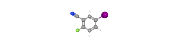 2-Fluoro-5-iodobenzonitrile Chemische Struktur