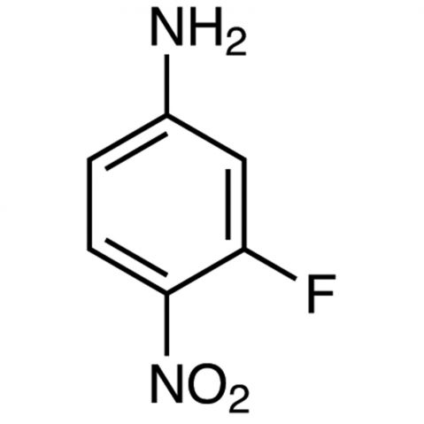 3-Fluoro-4-nitroaniline 化学構造