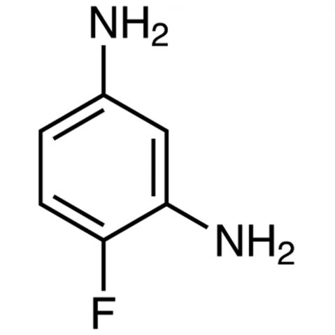 4-Fluoro-1,3-diaminobenzene 化学構造