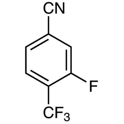 3-Fluoro-4-(trifluoromethyl)benzonitrile Chemical Structure