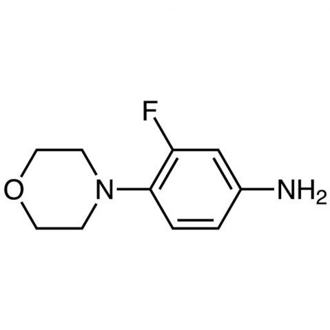 3-Fluoro-4-morpholinoaniline 化学構造