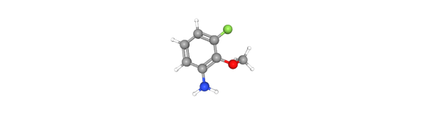 3-Fluoro-2-methoxyaniline 化学構造