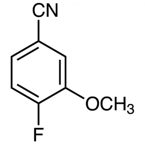 4-Fluoro-3-methoxybenzonitrile 化学構造