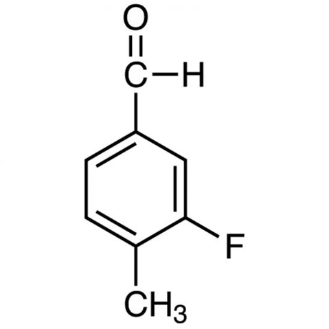 3-Fluoro-4-methylbenzaldehyde التركيب الكيميائي