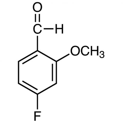 4-Fluoro-2-methoxybenzaldehyde Chemische Struktur