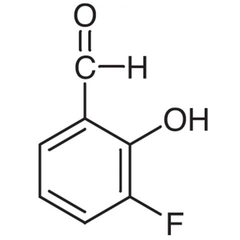 3-Fluorosalicylaldehyde Chemische Struktur