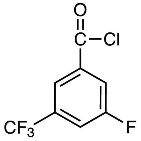 3-fluoro-5-(trifluoromethyl)benzoyl chloride Chemical Structure