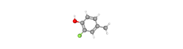 2-Fluoro-4-methylphenol Chemical Structure