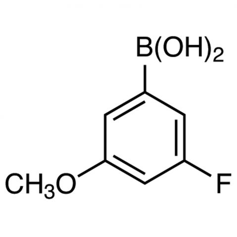 3-Fluoro-5-methoxyphenylboronic Acid (contains varying amounts of Anhydride) 化学構造