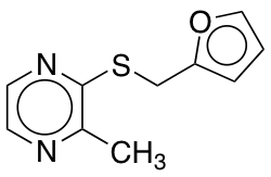 2-Methyl-3(5or6)-furfurylthiopyrazine Chemical Structure