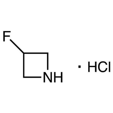 3-Fluoroazetidine Hydrochloride 化学構造