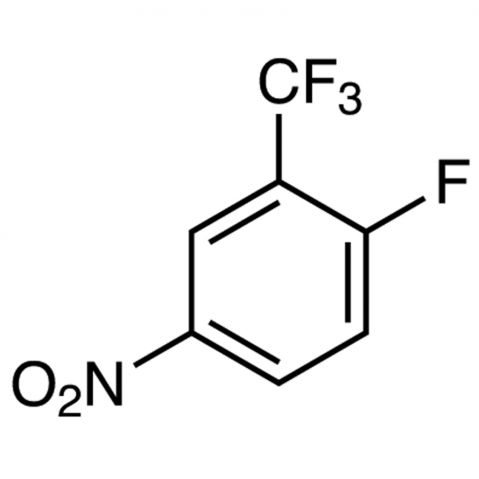 2-Fluoro-5-nitrobenzotrifluoride 化学構造