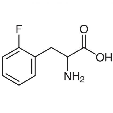 2-Fluoro-DL-phenylalanine التركيب الكيميائي