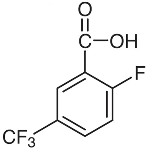 2-Fluoro-5-(trifluoromethyl)benzoic acid Chemical Structure