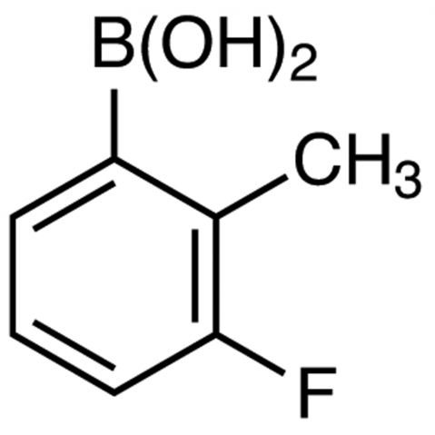 3-Fluoro-2-methylbenzeneboronic acid(contains varying amounts of Anhydride) التركيب الكيميائي