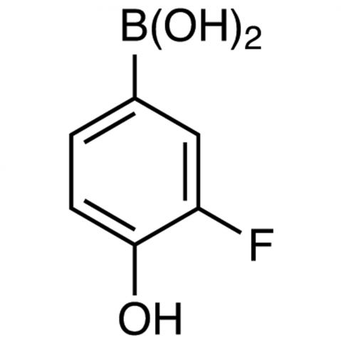 3-Fluoro-4-hydroxybenzeneboronic Acid (contains varying amounts of Anhydride) 化学構造